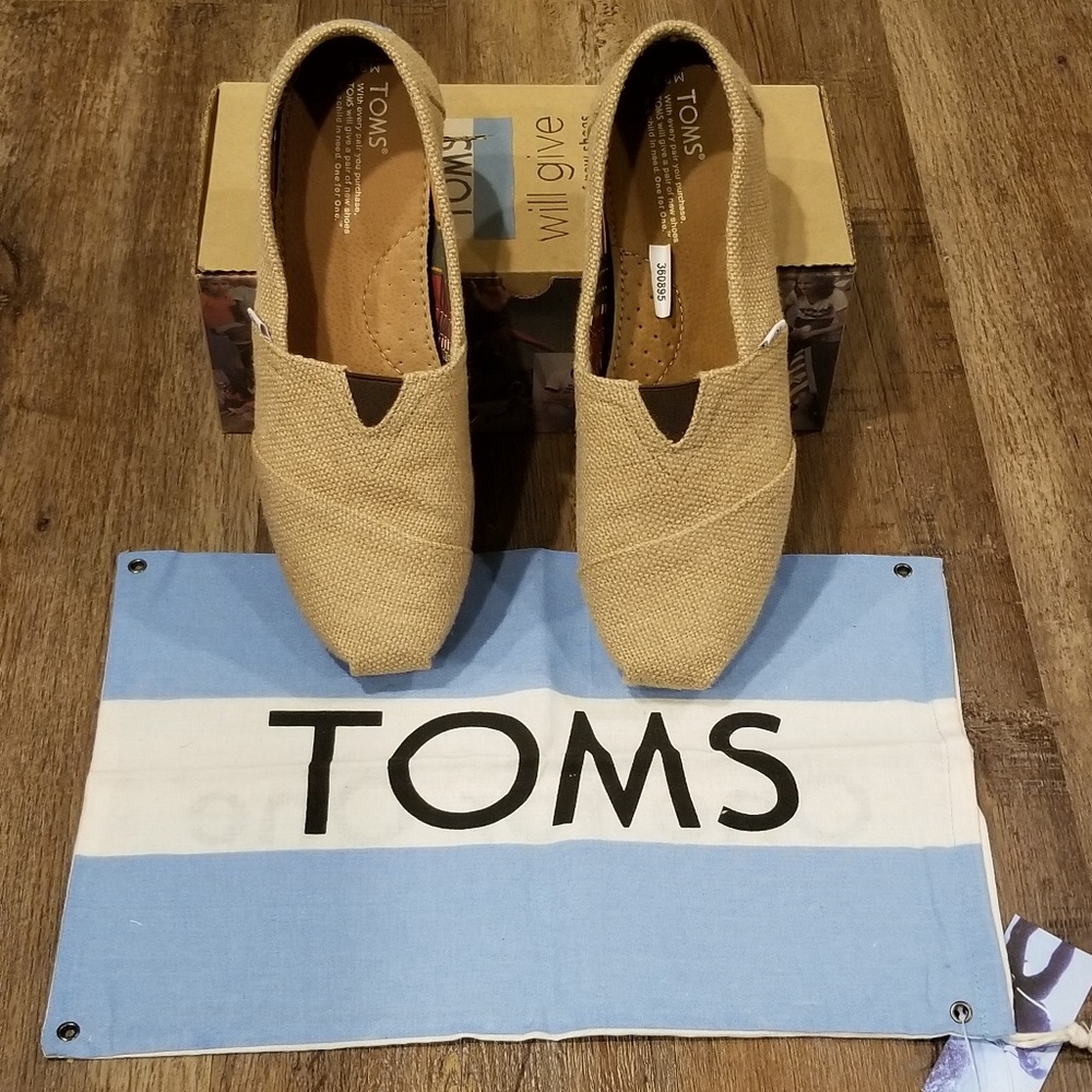 TOMS Men's Classic Burlap Shoes